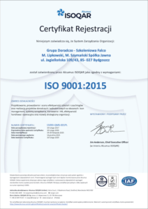 Miniaturka certyfikatu ISO 9001